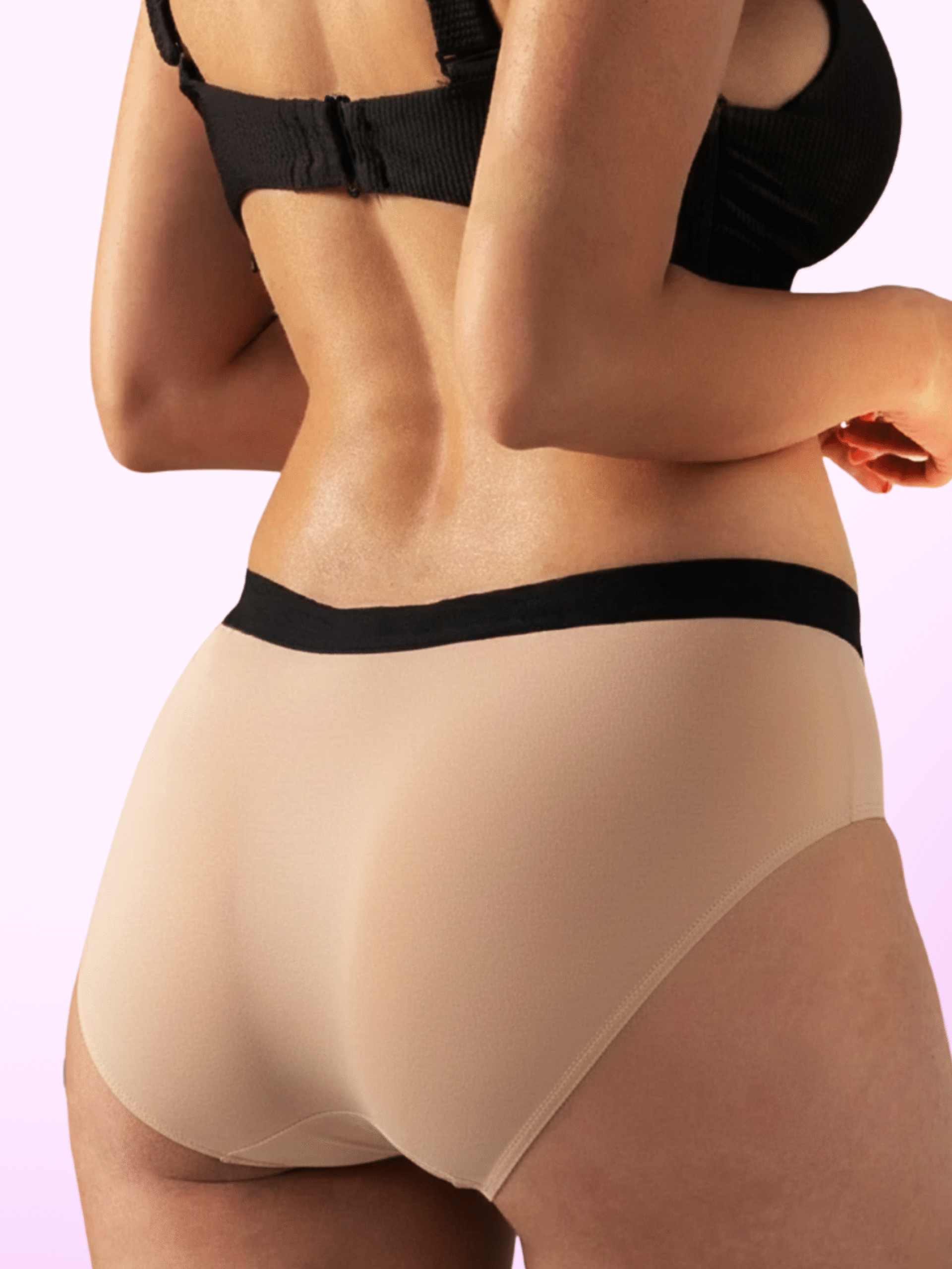 Cotton Period Panty (Beige)