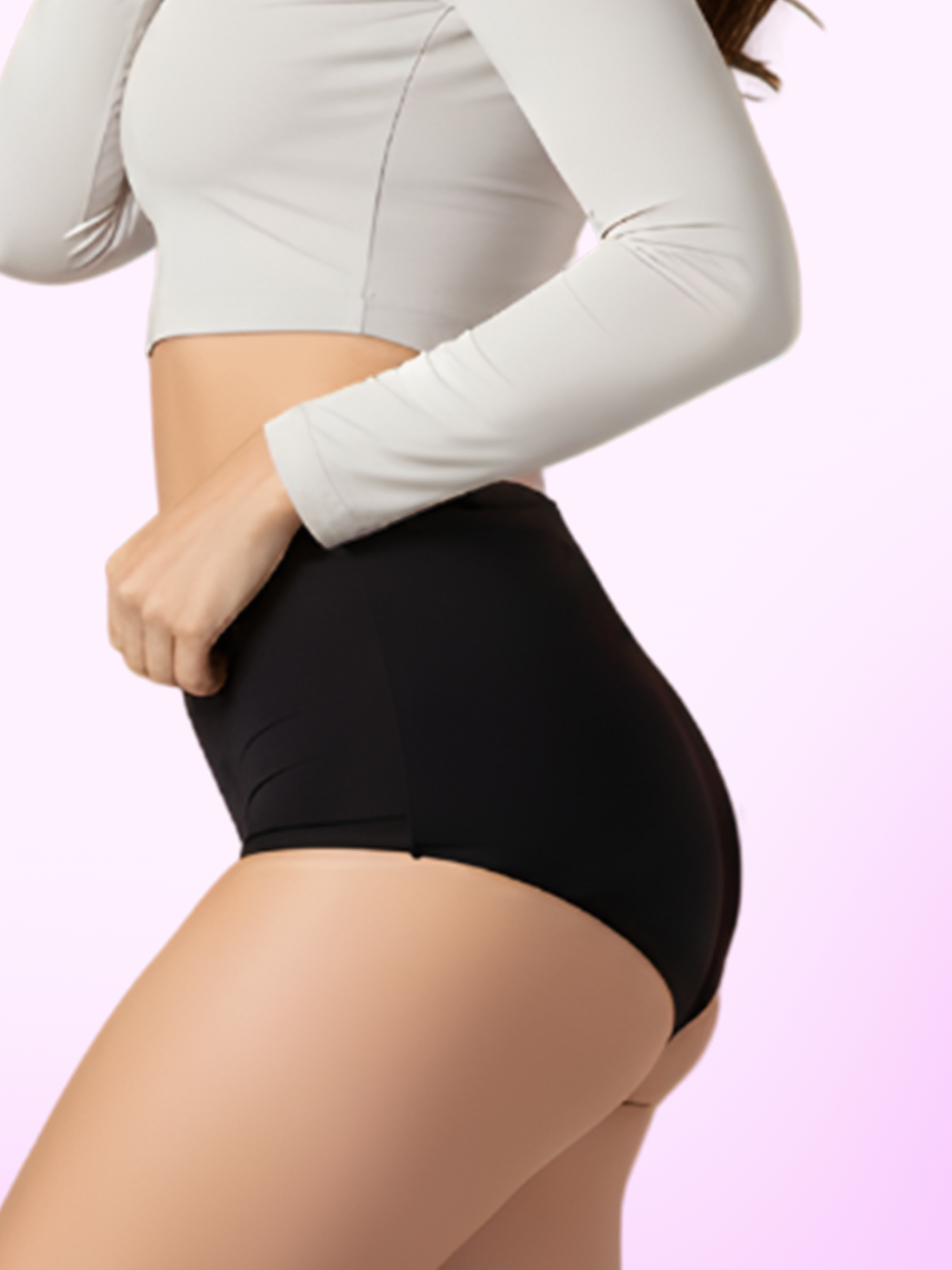 Cotton Period Panty (Black Liner) - Image 3