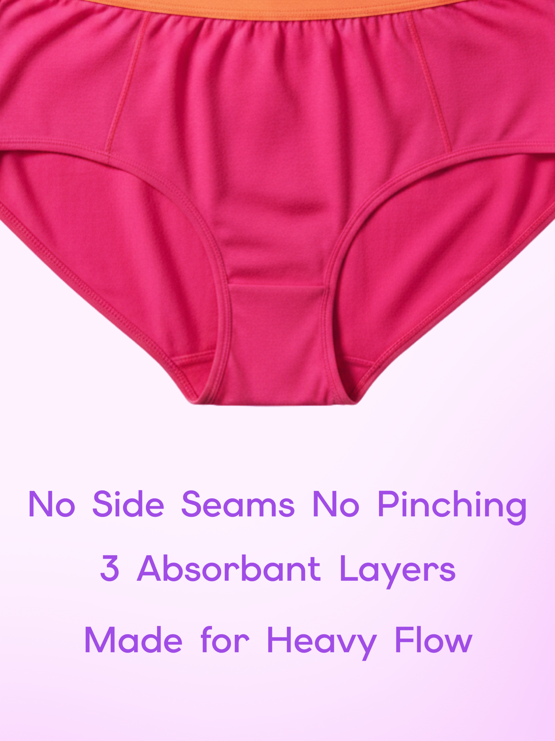 Cotton Teen Period Panty (Pink) - Image 4